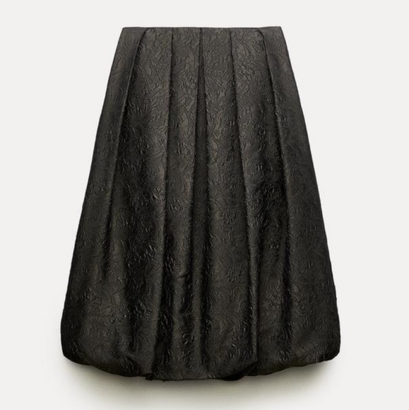 Zara Voluminous Balloon midi skirt size XS and S - Picture 7 of 13